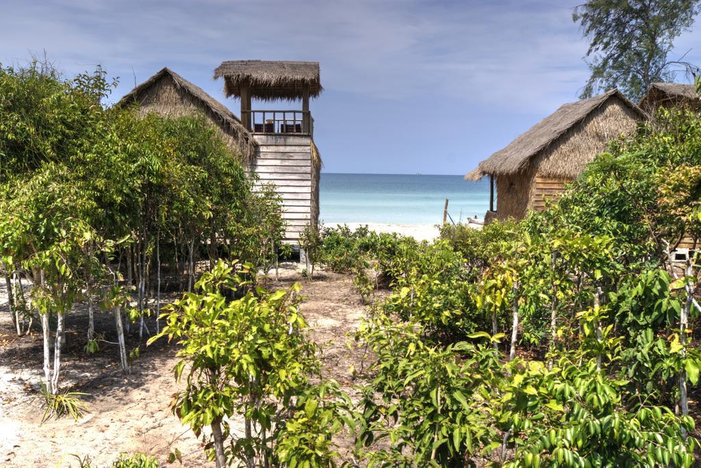 Green Blue Beach Hostel Koh Rong Sanloem Exterior foto